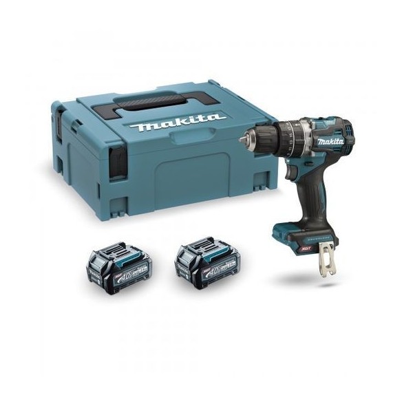 TALADRO PERCUTOR BL 40Vmax XGT 65nM 2,5Ah MALETIN + 2 BATERIAS