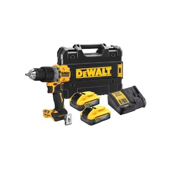 TALADRO PERCUTOR SIN ESCOBILLAS XR DCD805H2T-QW 18V  5,0AH C/MALETIN Y 2 BATERIAS