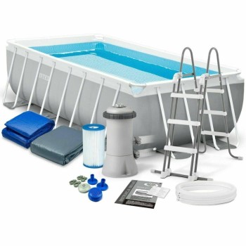 PISCINA PRISM FRAME RECT 488x244x107 cm (FILTRO A +ESC+COB+TAPIZ) 2