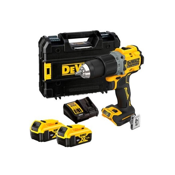 TALADRO PERCUTOR 13 MMDCD805P2T XR18V 90Nm 2 bat 5.0AH