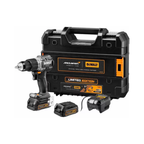 TALADRO PERCUTOR BRUSHLESS XR 18V PS MCLAREN F1 2x1.7Ah