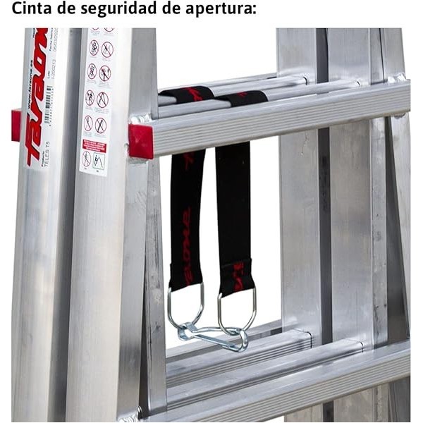 ESCALERA TELESCOPICA ALUMINIO 10+10 FARAONE