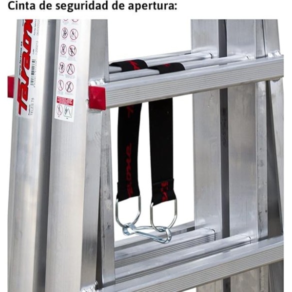 ESCALERA TELESCOPICA ALUMINIO 10+10 FARAONE