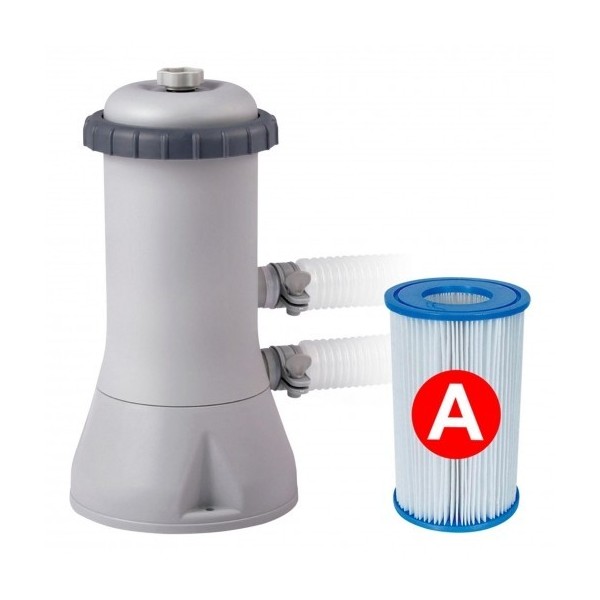 PISCINA PRISM FRAME RECT 300x175x80 cm (BOMBA+FILTRO A+ESCALERA)