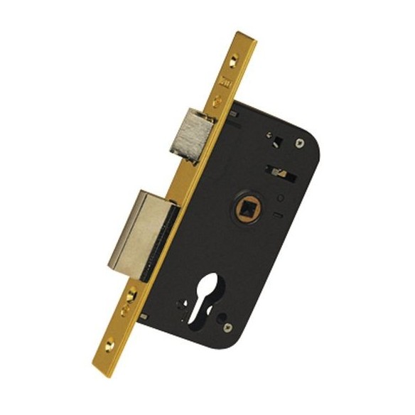 CERRADURA YALE 600 DE 80 HIERRO LATONADO