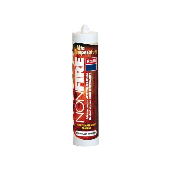 SILICONA NEUTRA NONFIRE ALTA TEMPERATURA NEGRO 300ML