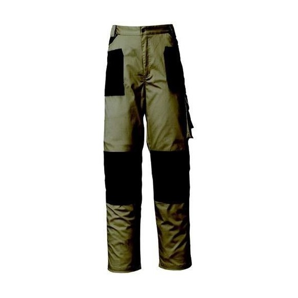 PANTALON  ISSA 8730 STRETCH  BEIGE/NEGRO T-L