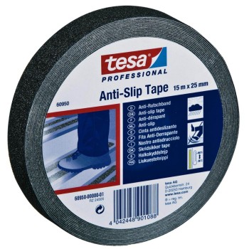 CINTA ANTIDESLIZANTE TESA 15 M X 25 MM NEGRA