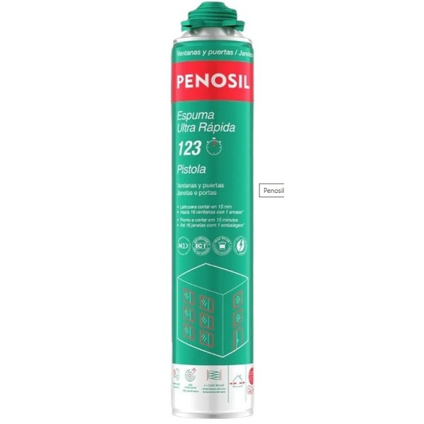 ESPUMA POLIURETANO ULTRA RAPIDA PENOSIL 123 870 ml