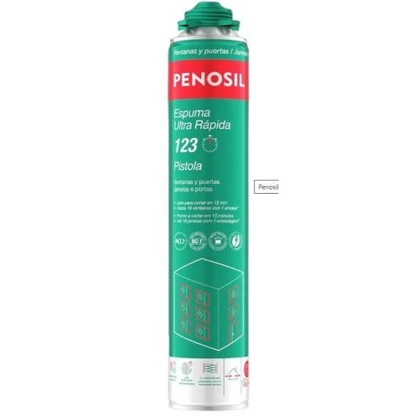 ESPUMA POLIURETANO ULTRA RAPIDA PENOSIL 123 870 ml