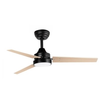 VENTILADOR DE TECHO JVTE4250 MADERA CONTRALAMINADA C/LUZ 106 CM JATA