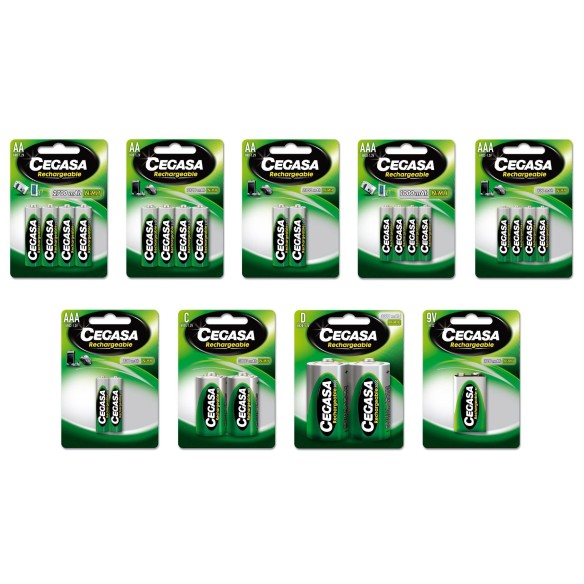 PILA RECARG. 1000mAh HR03 1,2V (BL.4UDS)