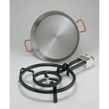 PAELLERO 40CM.+PAELLERA GARCIMA