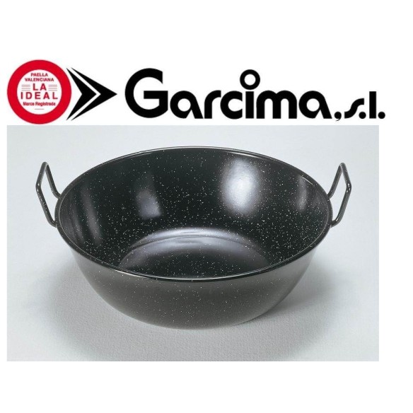 SARTEN HONDA C/ASAS LA IDEAL 50CM ESMALTADA