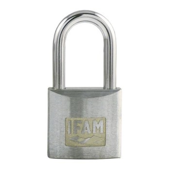 CANDADO IFAM SERIE Z ARCO LARGO LLAVES IGUALES 25 MM ACERO NIQUELADO