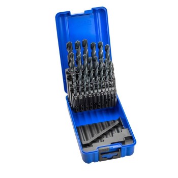 JUEGO BROCAS IZAR 1456 HSS 1-13x0,50 MM 25 PZAS