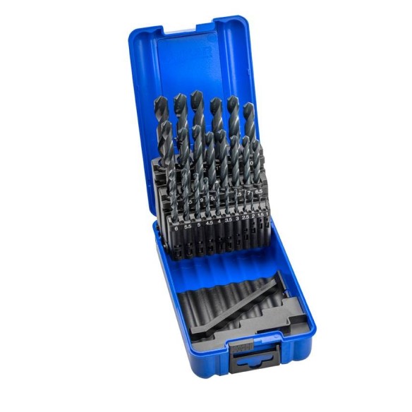 JUEGO BROCAS IZAR 1456 HSS 1-13x0,50 MM 25 PZAS