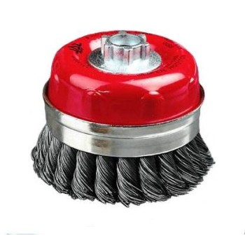 CEPILLO TAZA JAZ TT ACERO GRIS TRENZADO 100X0,5 MM M-14