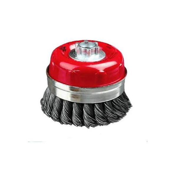 CEPILLO TAZA JAZ TT ACERO GRIS TRENZADO 100X0,5 MM M-14