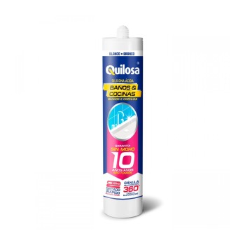 SILICONA BAÑOS-COCINAS BLANCO 300 ML