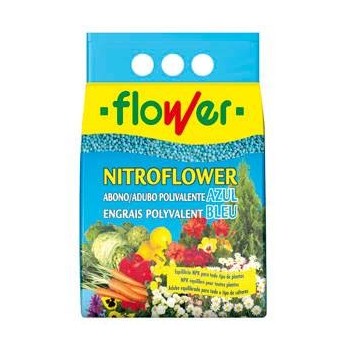 ABONO NITROFLOWER POLIVA. AZUL 2,5KG. FLOWER