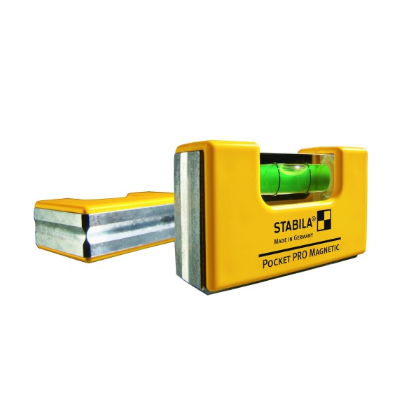 NIVEL MAGNETICO BOLSILLO PROFESIONAL STABILA POCKET LEVEL PROF ALUMINIO 7 CM