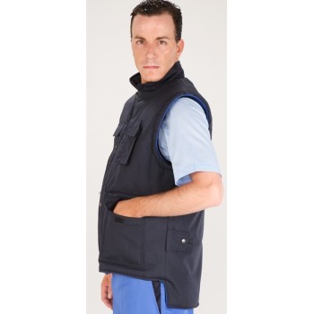 CHALECO MULTIBOLSILLOS VESIN CHA-1020 MARINO/AZULINA T-XL