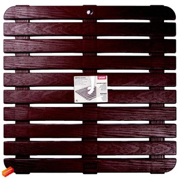 TARIMA DE BAÑO POLIPROPILENO 55X55 cm OSCURA, APTA EXTERIOR
