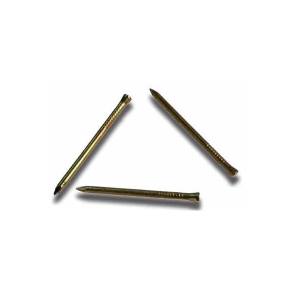 CAJA PUNTAS ACERO COBRIZADA CAMACHO 1,50 X 30 MM 500 GR