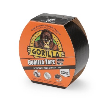 CINTA AMERICANA EXTRAFUERTE GORILLA 11 M X 48 MM NEGRA
