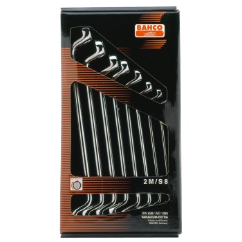 JUEGO LLAVES ESTRELLA ACODADAS BAHCO 2M/S 6/7 A 20/22MM 8 PIEZAS