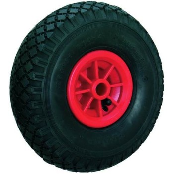 RUEDA AFO 316/260 LLANTA ROJA NEUMATICA