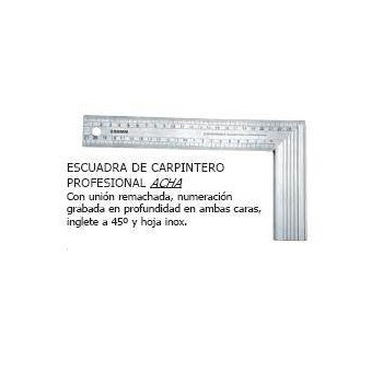 ESCUADRA CARPINTERO ACHA 41254 250 MM