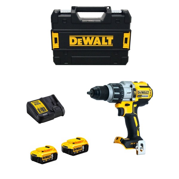 TALADRO PERCUTOR  DCD996P2-QWXR 18V XRP 13MM 95NM+MALETIN DEWALT