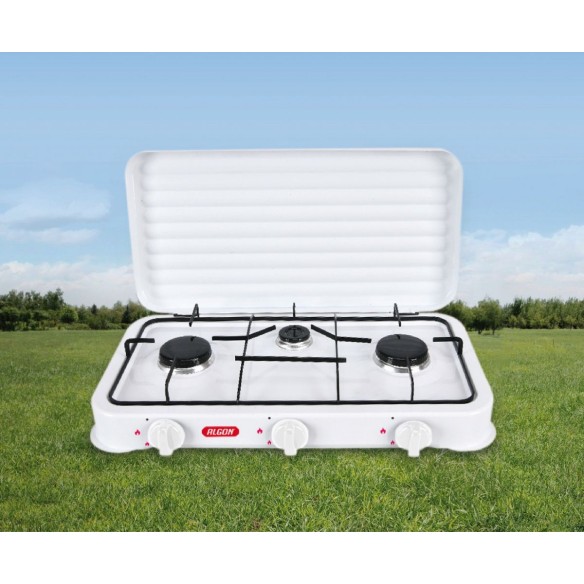 HORNILLO 3 FUEGOS GAS C/TAPA