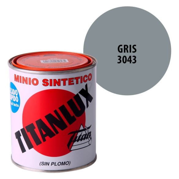 IMPRIMACION MINIO GRIS TITANLUX 750ML