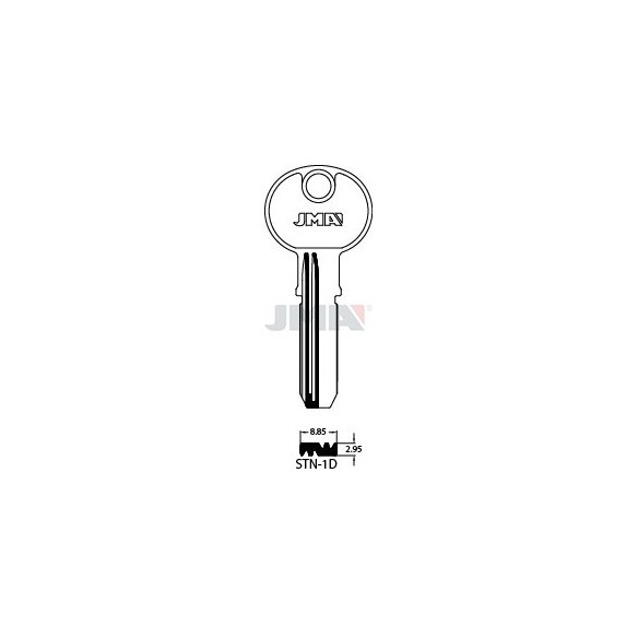 LLAVE STN-1D LATON SEGURIDAD