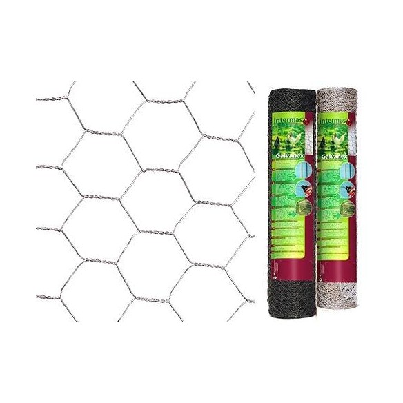 ROLLO MALLA TRIPLE TORSION GALVANEX 41 0,5M X 10M