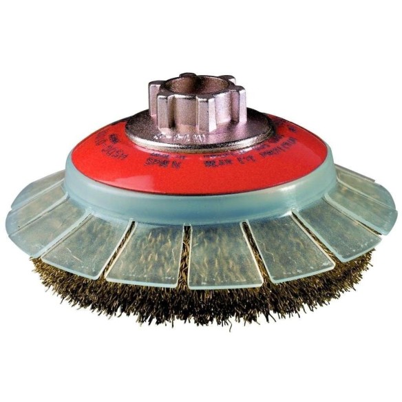 CEPILLO TAZA CON GUARDA PROTECTORA JAZ HSDG ACERO LATONADO 100X0,3 MM M-14