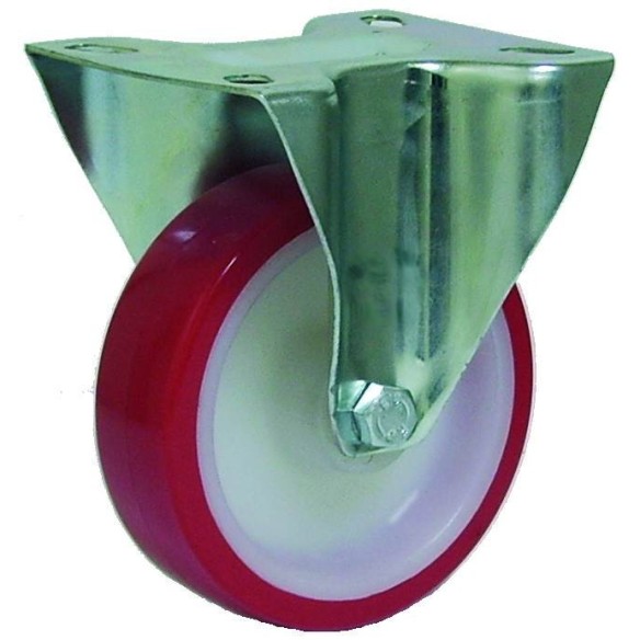 RUEDA AFO 200/80 POL ROJO