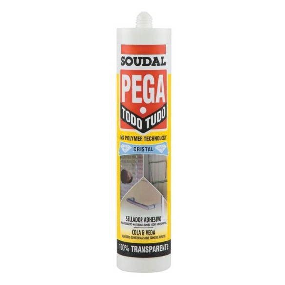 POLIMERO PEGA TODO TRANSPARENTE 290ML SOUDAL