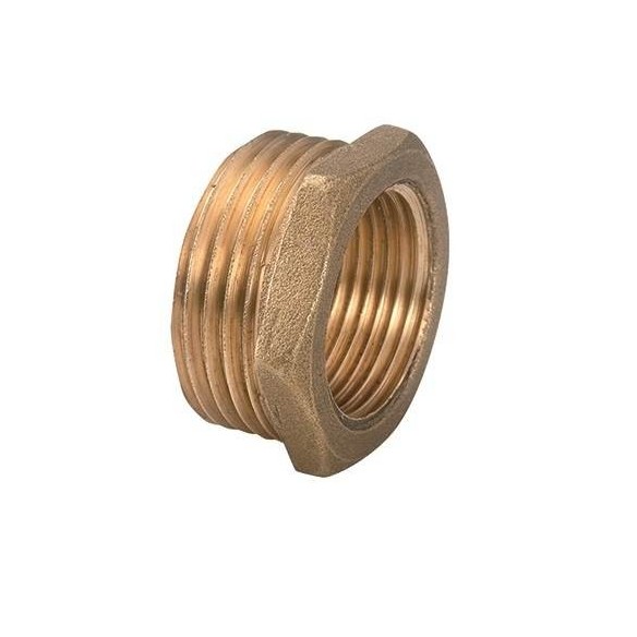 REDUCCION ROSCADA MACHO-HEMBRA LATÓN 1/2X3/8
