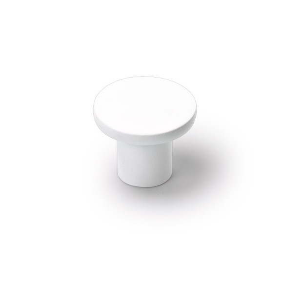 POMO METALICO DISC 28 BLANCO MATE