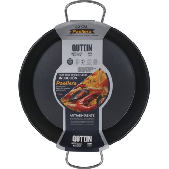 PAELLERA ANTIHADERENTE INDUCC.32CM QUTTIN