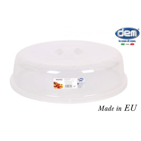 TAPA MICROONDAS TRANSPARENTE 26CM