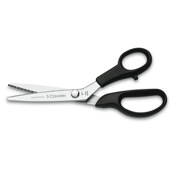 TIJERA ZIG-ZAG INOX 9    00125