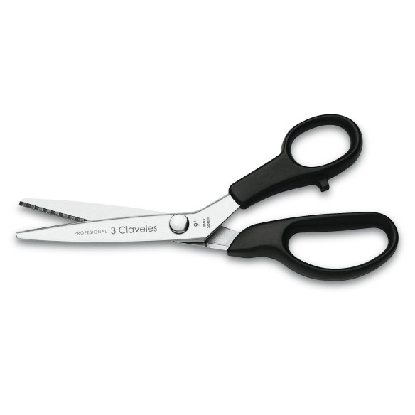 TIJERA ZIG-ZAG INOX 9    00125