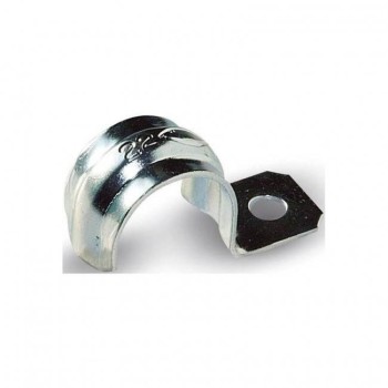 ABRAZADERA FISCHER BSM PLANA DE METAL PARA CABLES Y TUBERIAS 30 ZINC 50UDS
