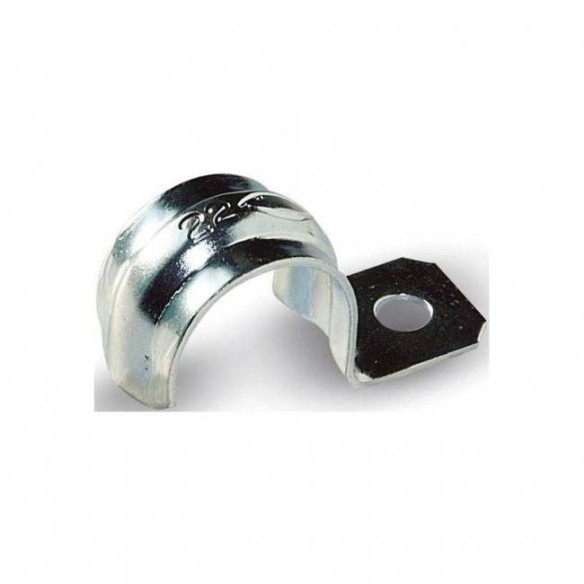 ABRAZADERA FISCHER BSM PLANA DE METAL PARA CABLES Y TUBERIAS 30 ZINC 50UDS