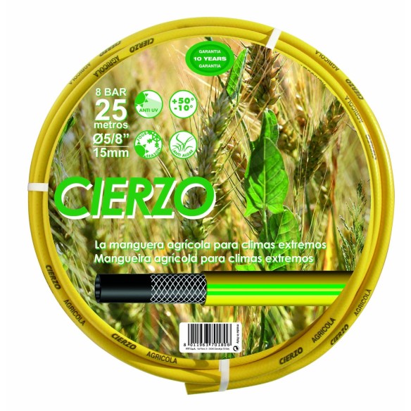 MANGUERA TRENZADA 3 CAPAS PARA RIEGO FITT CIERZO 6030250 25 M Ø 30 MM